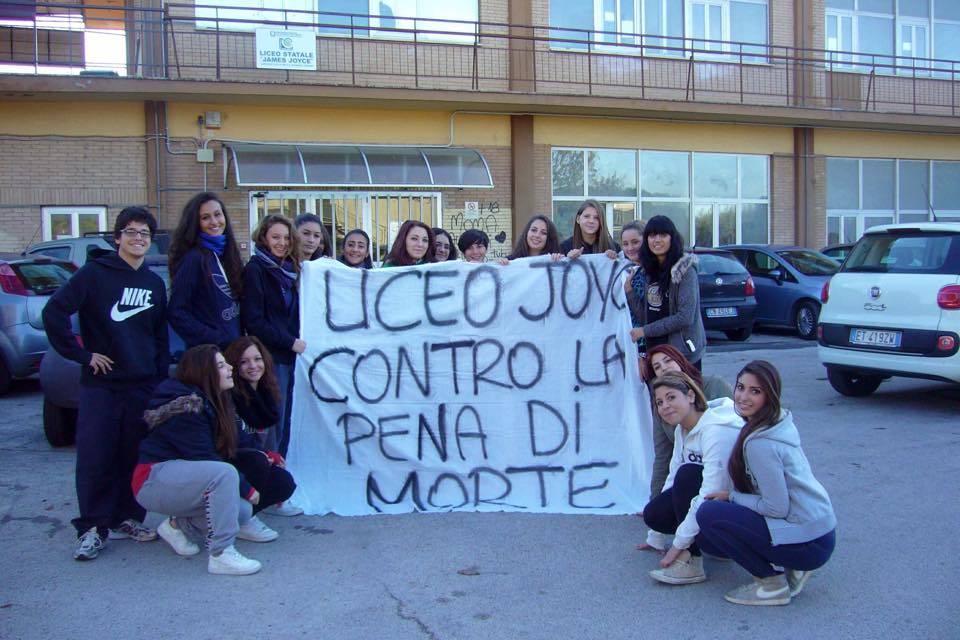 Il James Joyce di Ariccia contro la pena di morte