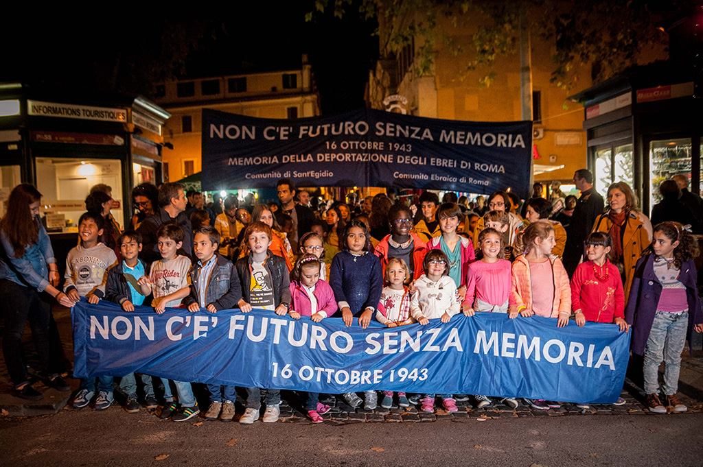 Sant'Egidio 16 Ottobre marcia deportazione ebrei